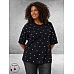 Kaffe Curve Shirt Chelena Zwart Studs